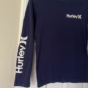 Hurley boys long sleeve t-shirt. Medium. Navy blue